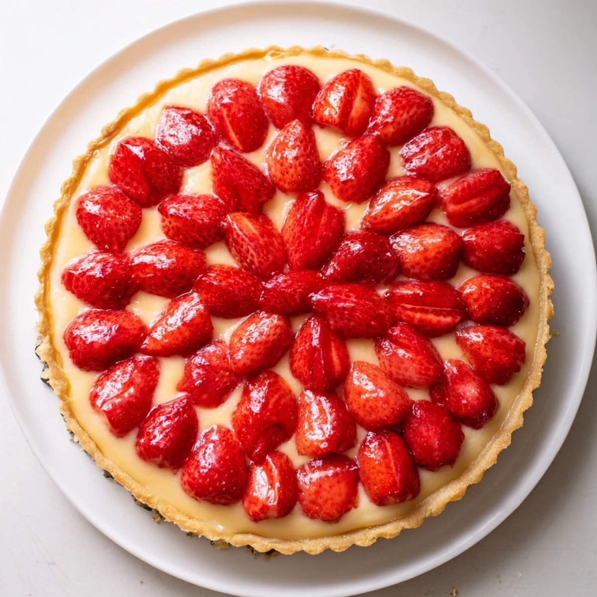 Frische Erdbeer Tarte klassisch