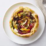 Geröstete Gemüse Käse Tarte